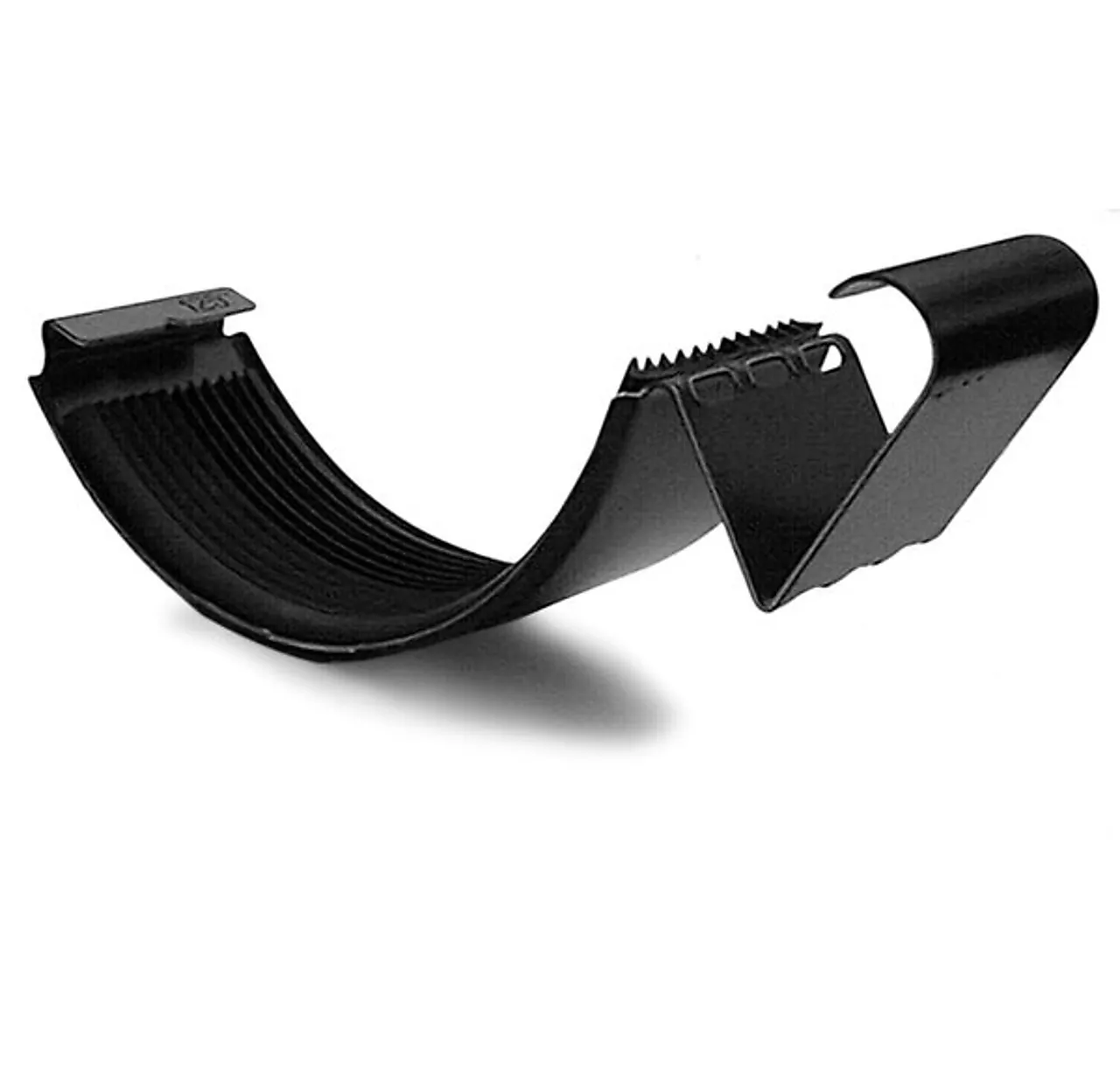 Plannja Renneskjøt 125mm Stål Hardcoat Glossy PL01 Svart Plannja Renneskjøt 125mm Stål Hardcoat Glossy PL01 Svart