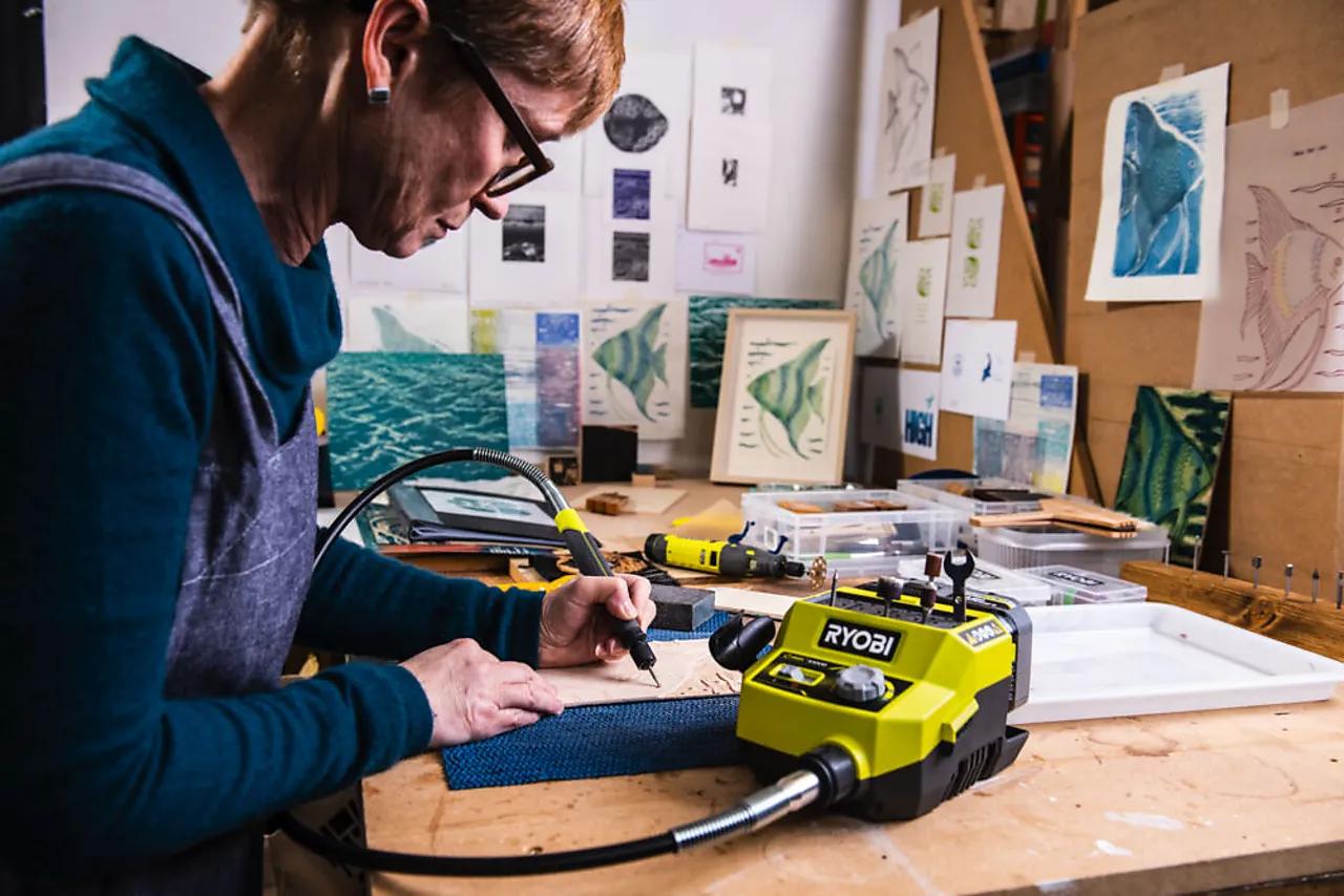 Multiverktøy roterende 18 volt sett null - null - 2 - Miniatyr