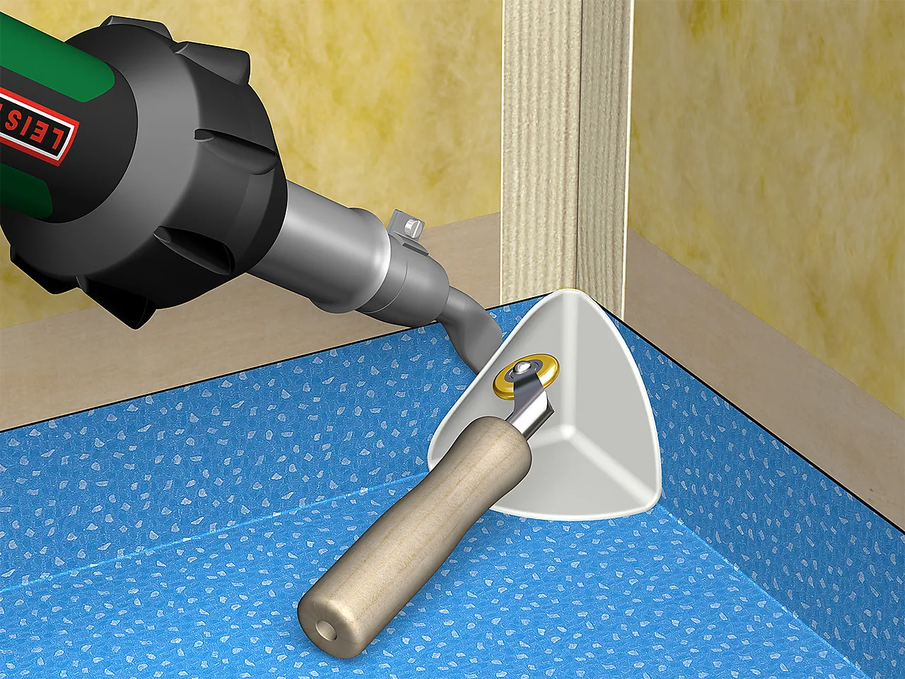 Hjørne innv f toppmemebran litex