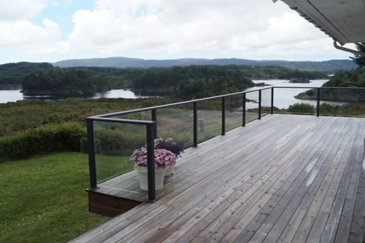 Plastmo glass til glassrekkverk 1165x925 mm null - null - 2 - Miniatyr