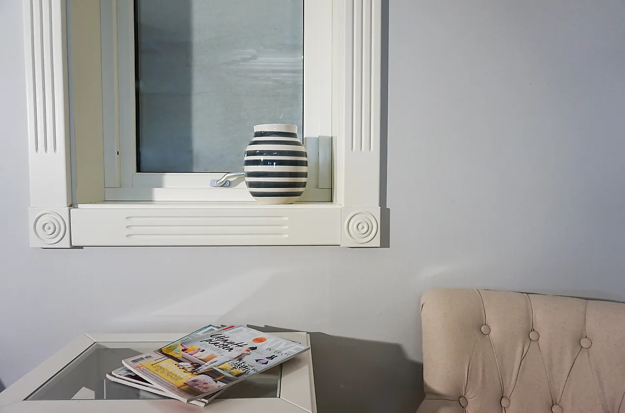 Toppkloss sirkel 16x75x75 mm hvitmalt null - null - 2 - Miniatyr