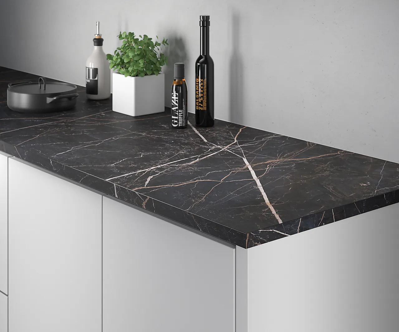 Benkeplate marble black610 rk-l null - null - 3 - Miniatyr