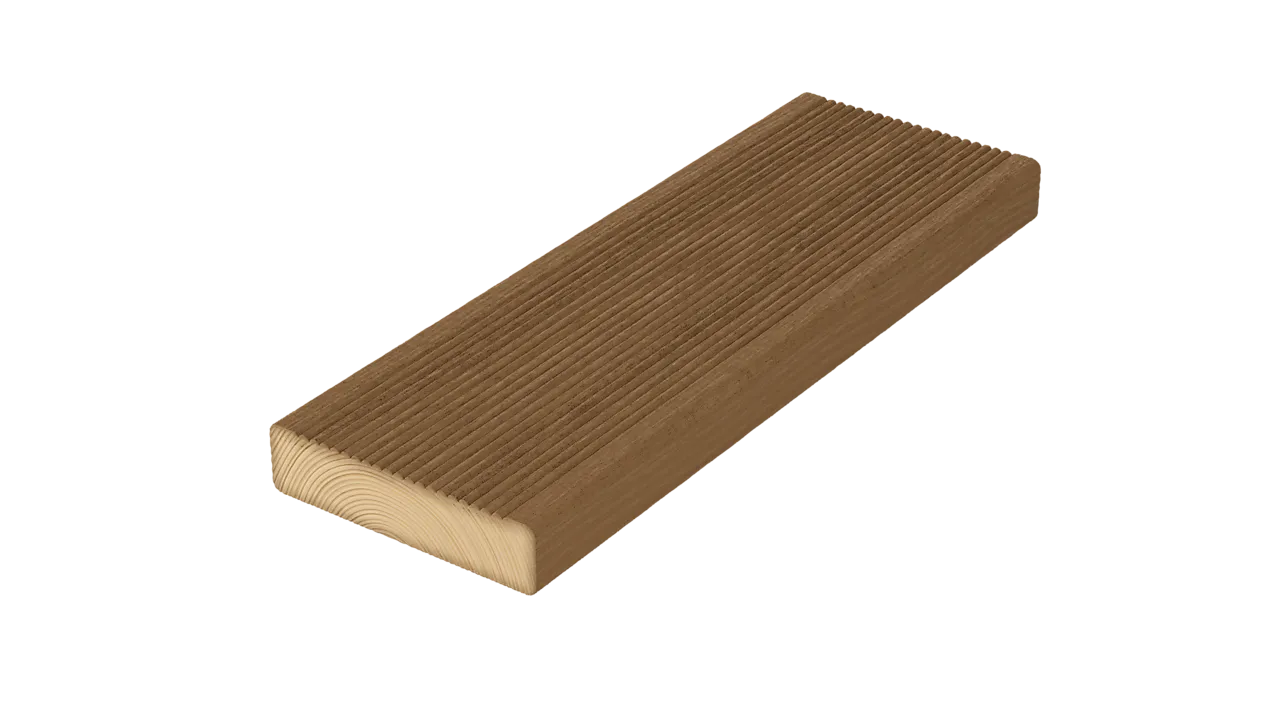 Terrassebord royalimpregnert natur furu Uno 28x120 mm Terrassebord royalimpregnert natur furu Uno 28x120 mm