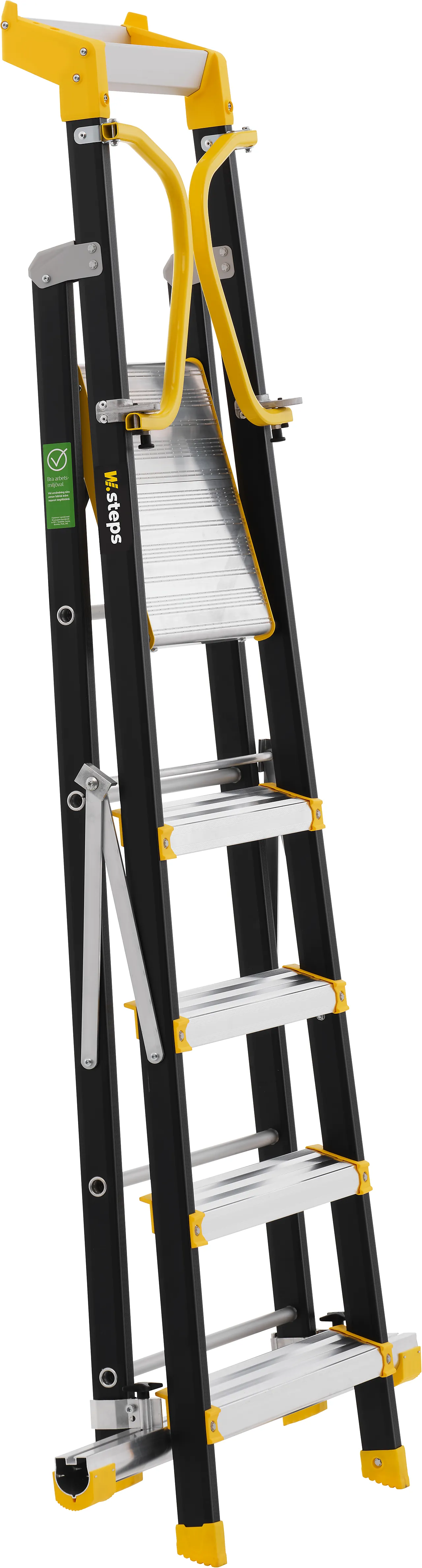 W.steps profftrapp 200P-5 meter med stigefot null - null - 2 - Miniatyr