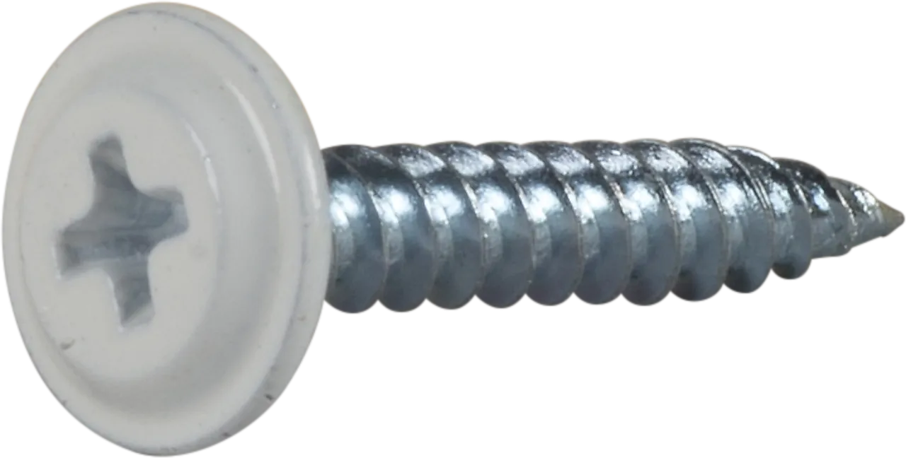 Montasjeskrue 4,2x25 hvit a250skarp spiss tre/stål null - null - 2 - Miniatyr