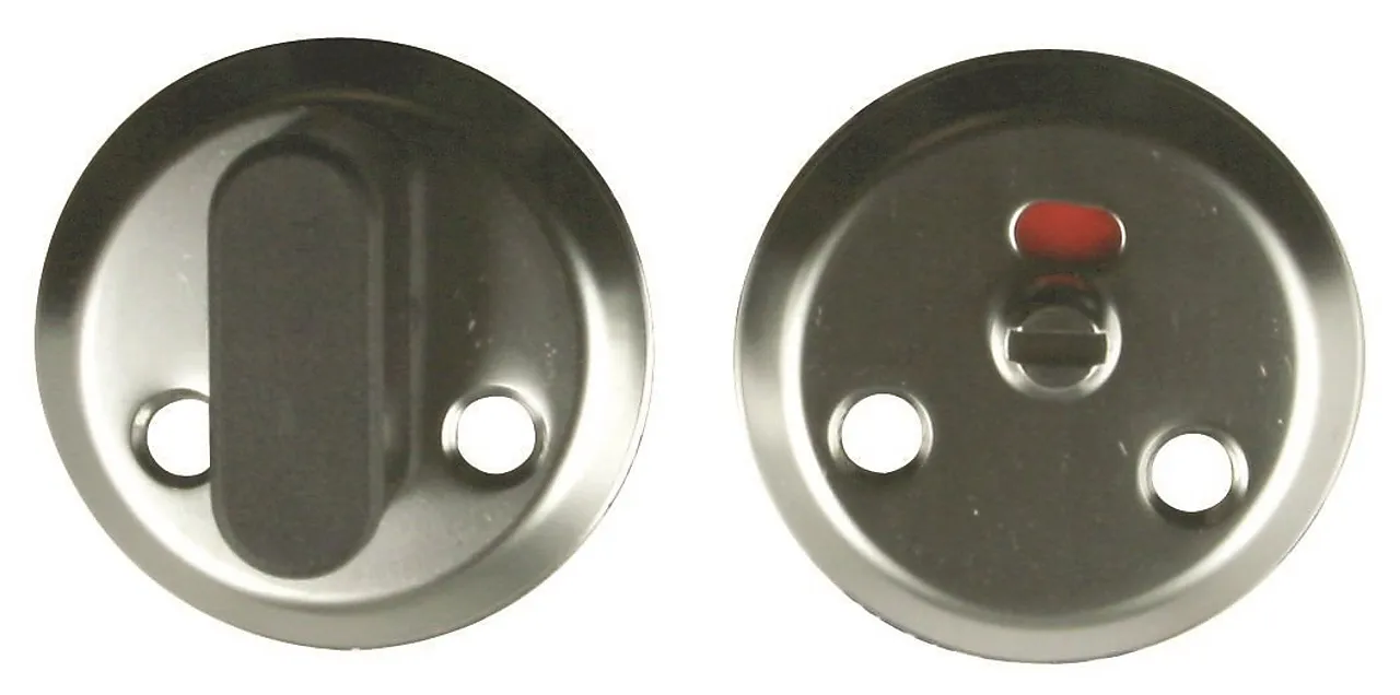 Signalskilt for innerdør forkrommet matt