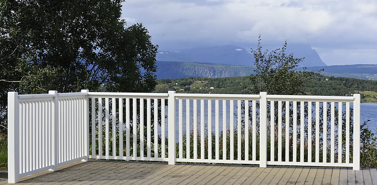 Rekkverkselement classic 115,7x87,5 hvit null - null - 3 - Miniatyr