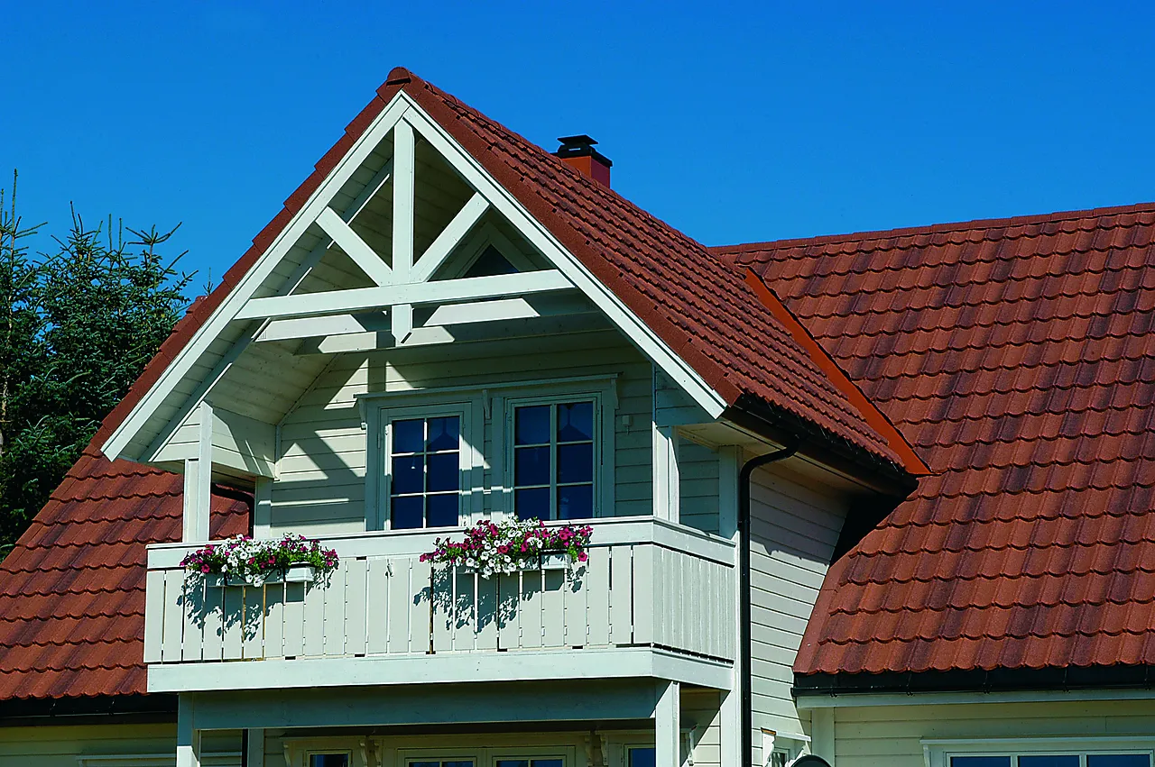 Takplate antikkrød null - null - 3 - Miniatyr