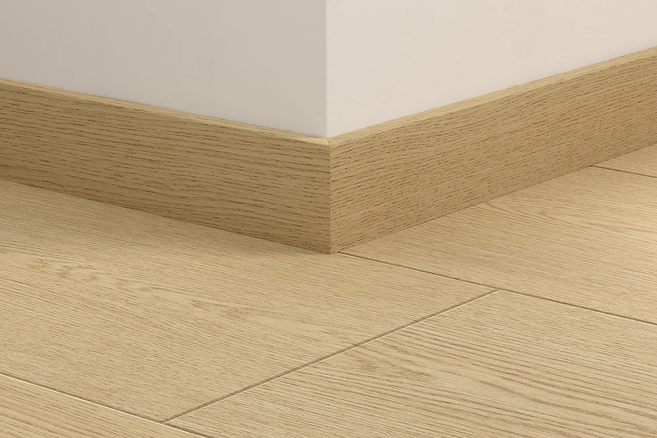 Sokkellist laminat 12x58 mm Oatmeal Oak dekor 06792