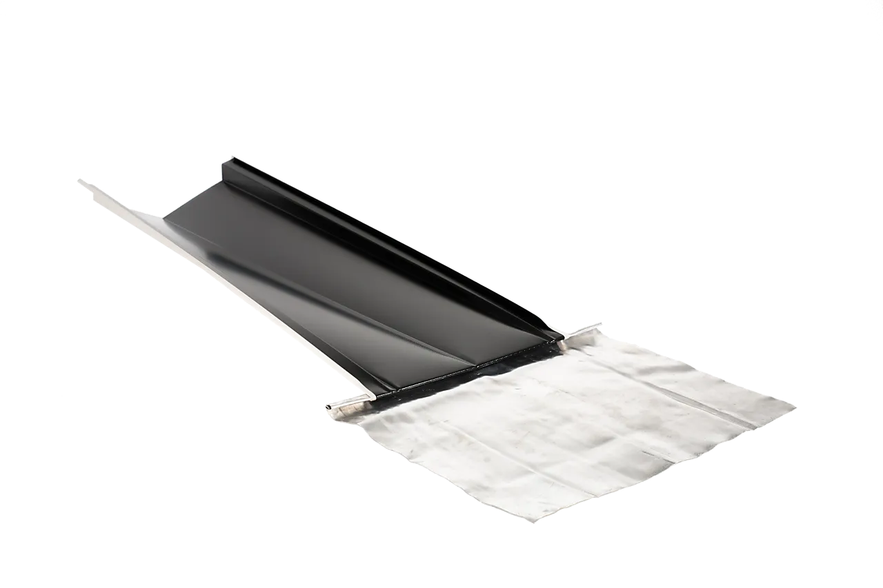 Sløysrenne med bly 1250 mm sort