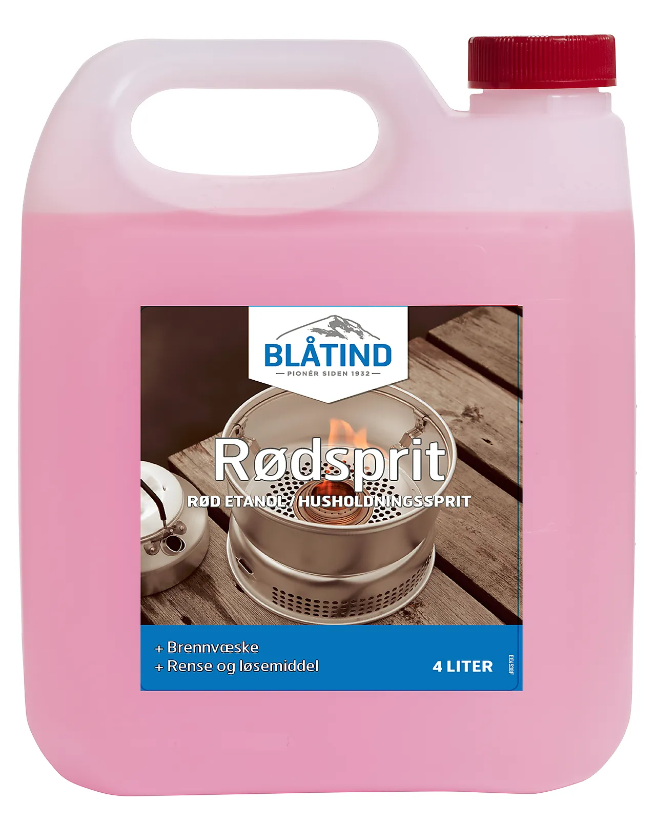 Blåtind rødsprit 4 liter