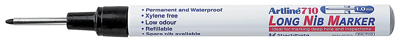 Tusj long nib marker ek710 blå