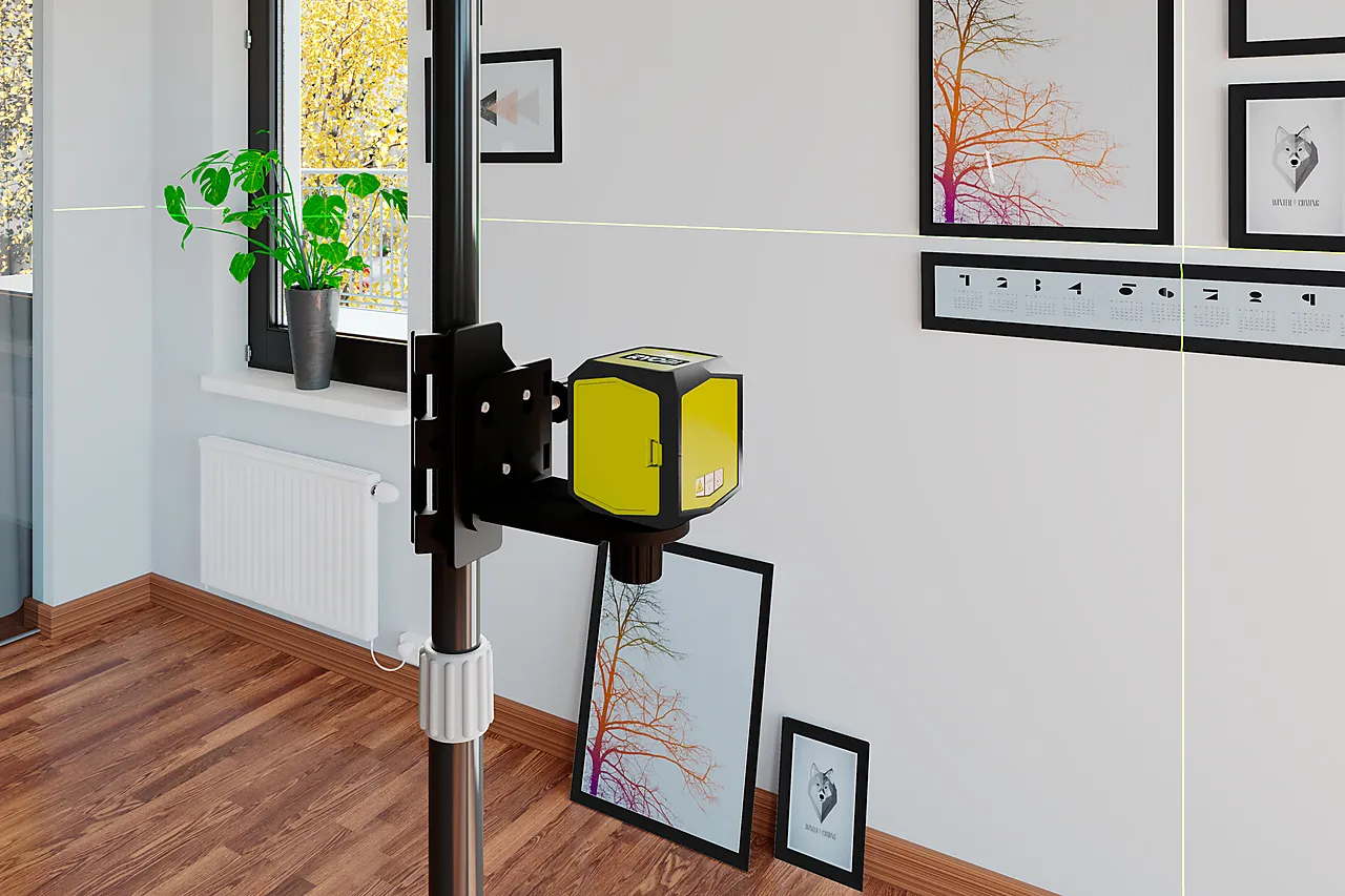 Teleskopisk stang til krysslaser RBCLTP1 null - null - 2 - Miniatyr