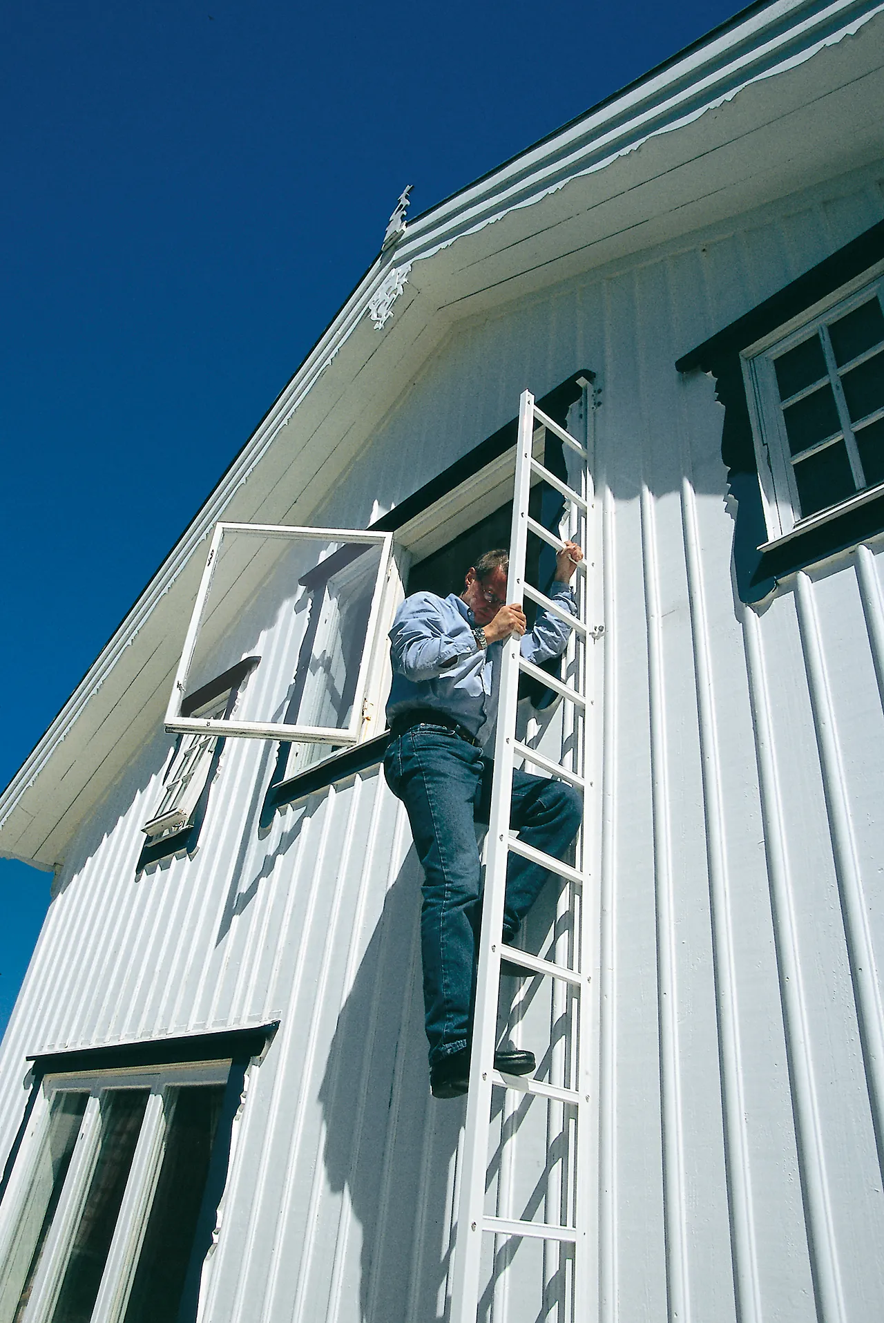 Brannstige villa 3,6m w.steps