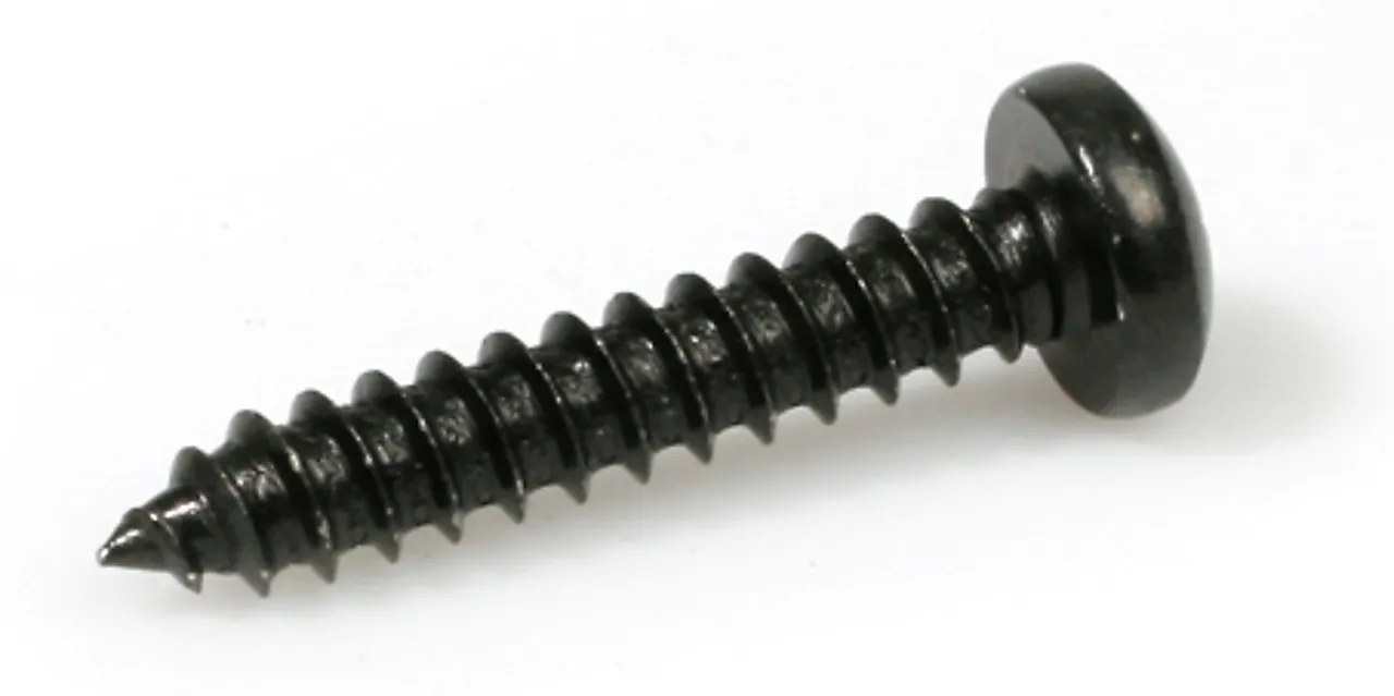 Plateskrue pan st3,5x16 a25 sort pz2 ann