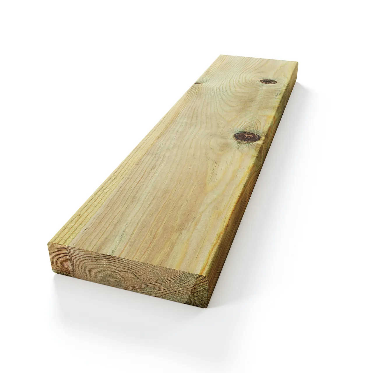 Konstruksjonsvirke C24 impregnert furu 48x198x7200 mm null - null - 3 - Miniatyr