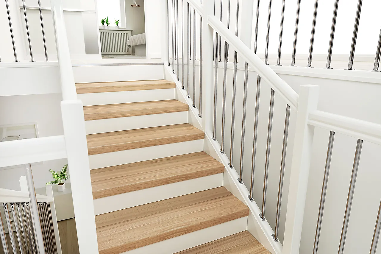 Opptrinn trend laminat eik 1300 1300x200x8 pefc 3-pack