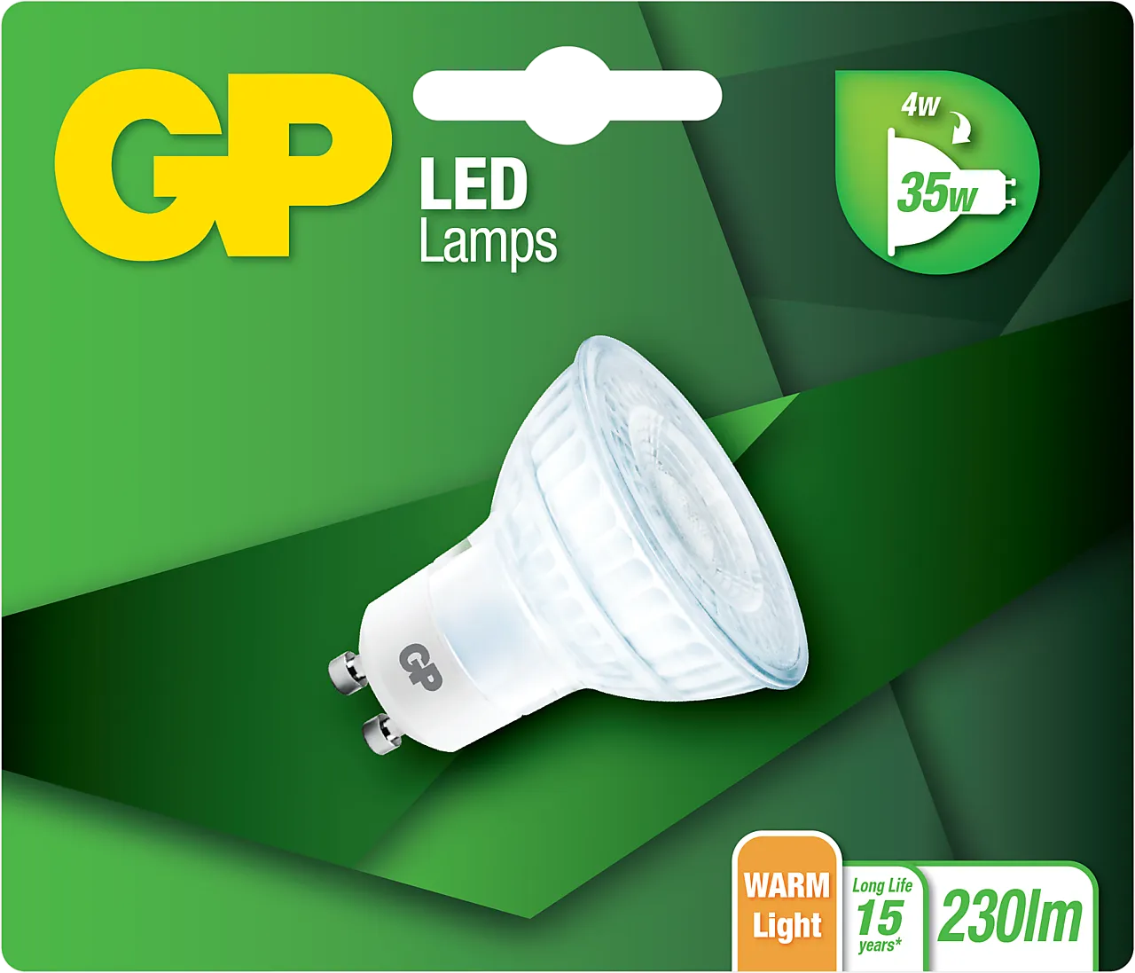 Lyspære led reflektorpære gu10 4 Watt