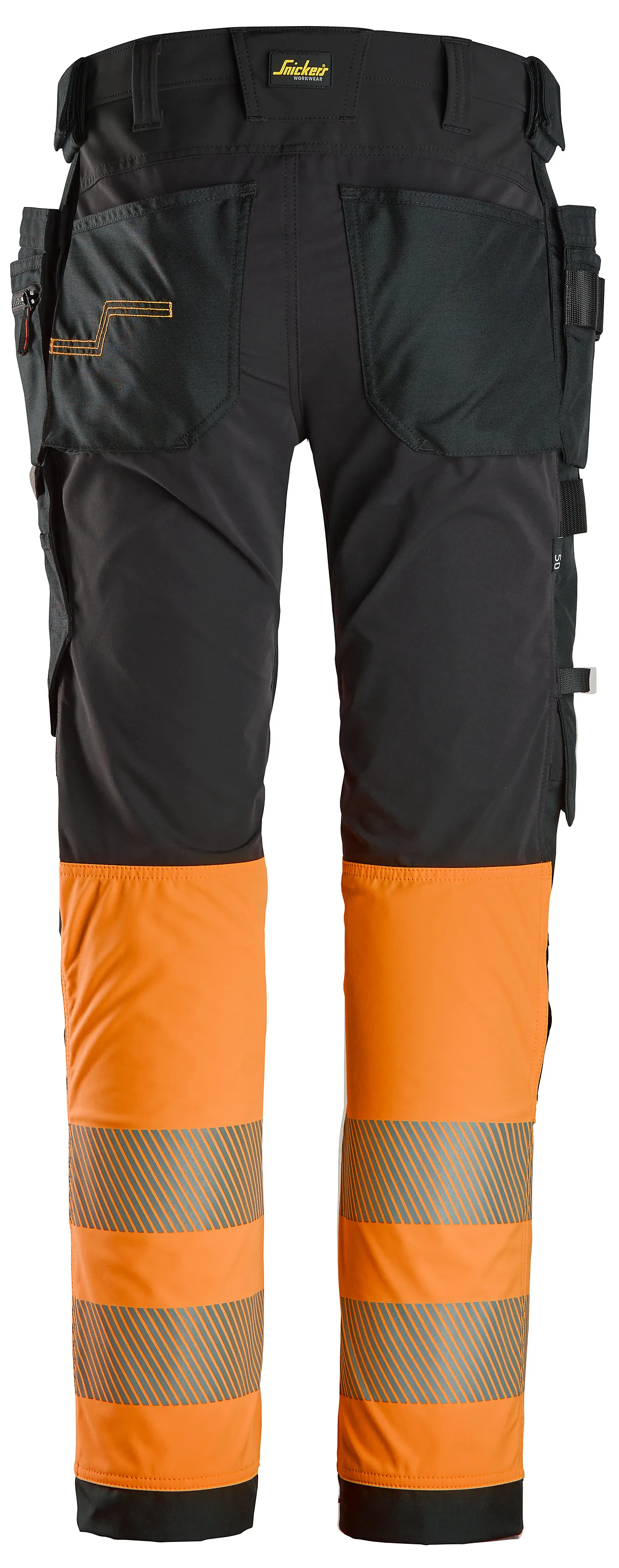 Snickers Workwear Bukse 6231 Sort/Oransje KL1 58 null - null - 2 - Miniatyr