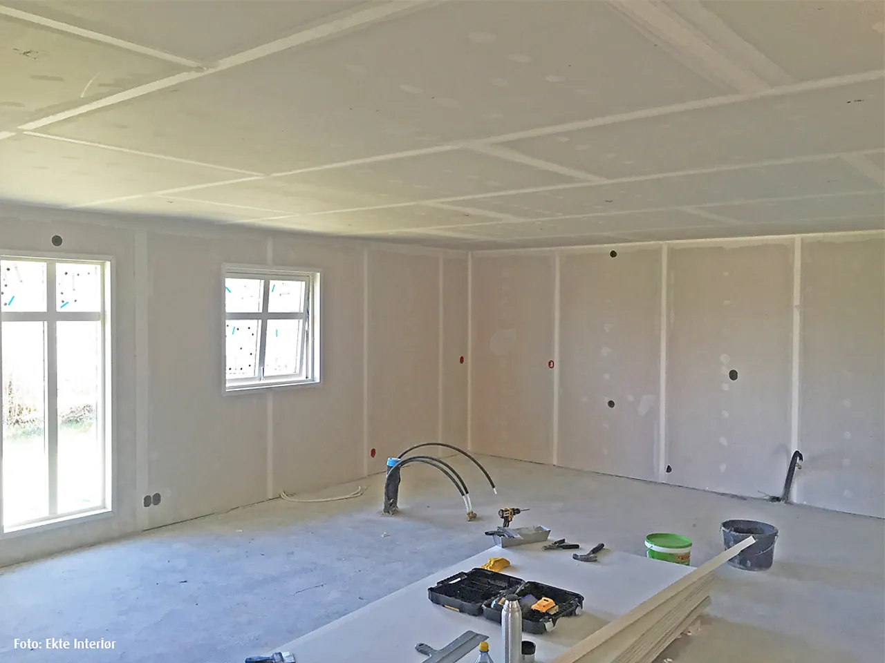 Gipsplate 12,5 mm standard 120x240 cm null - null - 2 - Miniatyr