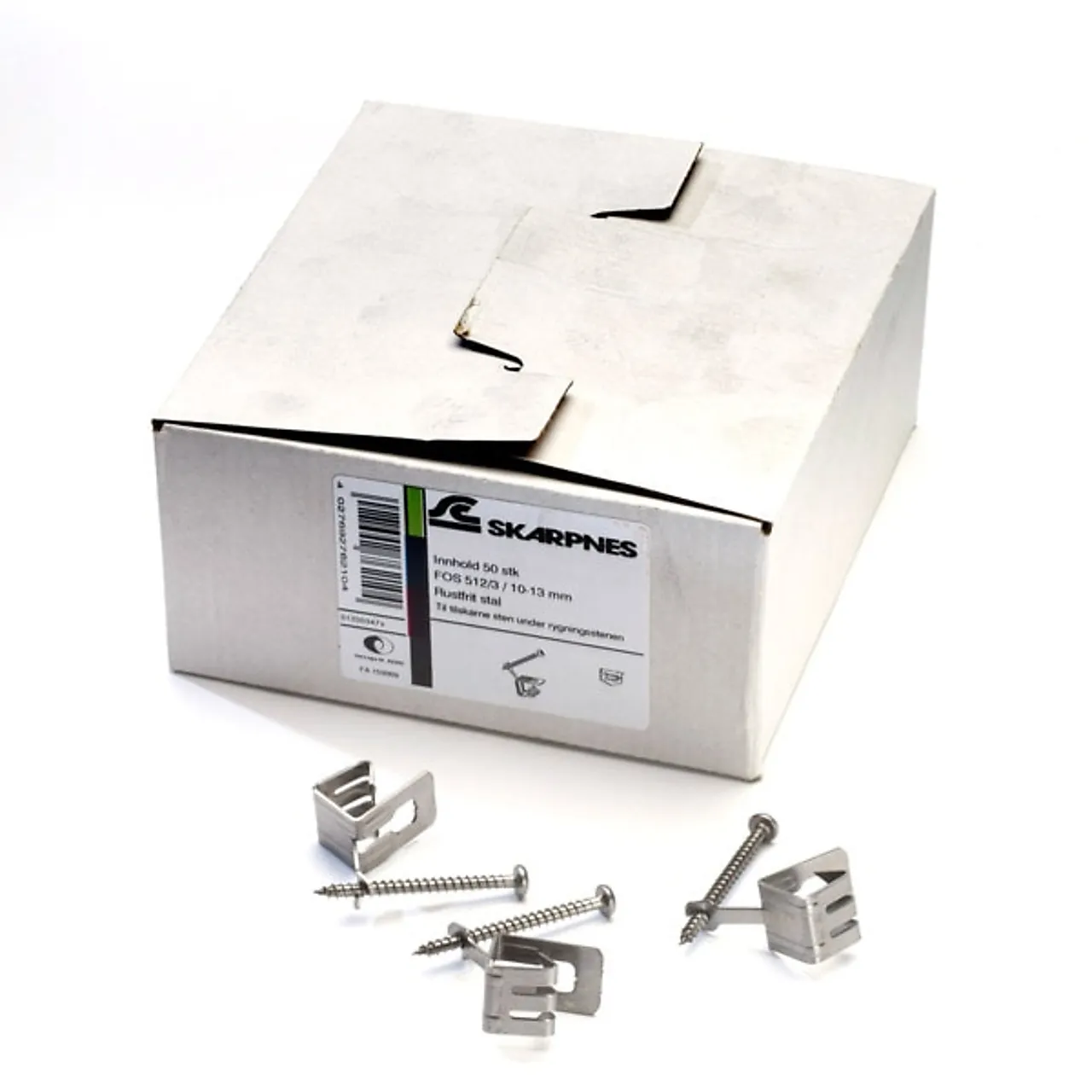 Valmklips med skruer 11-15mm