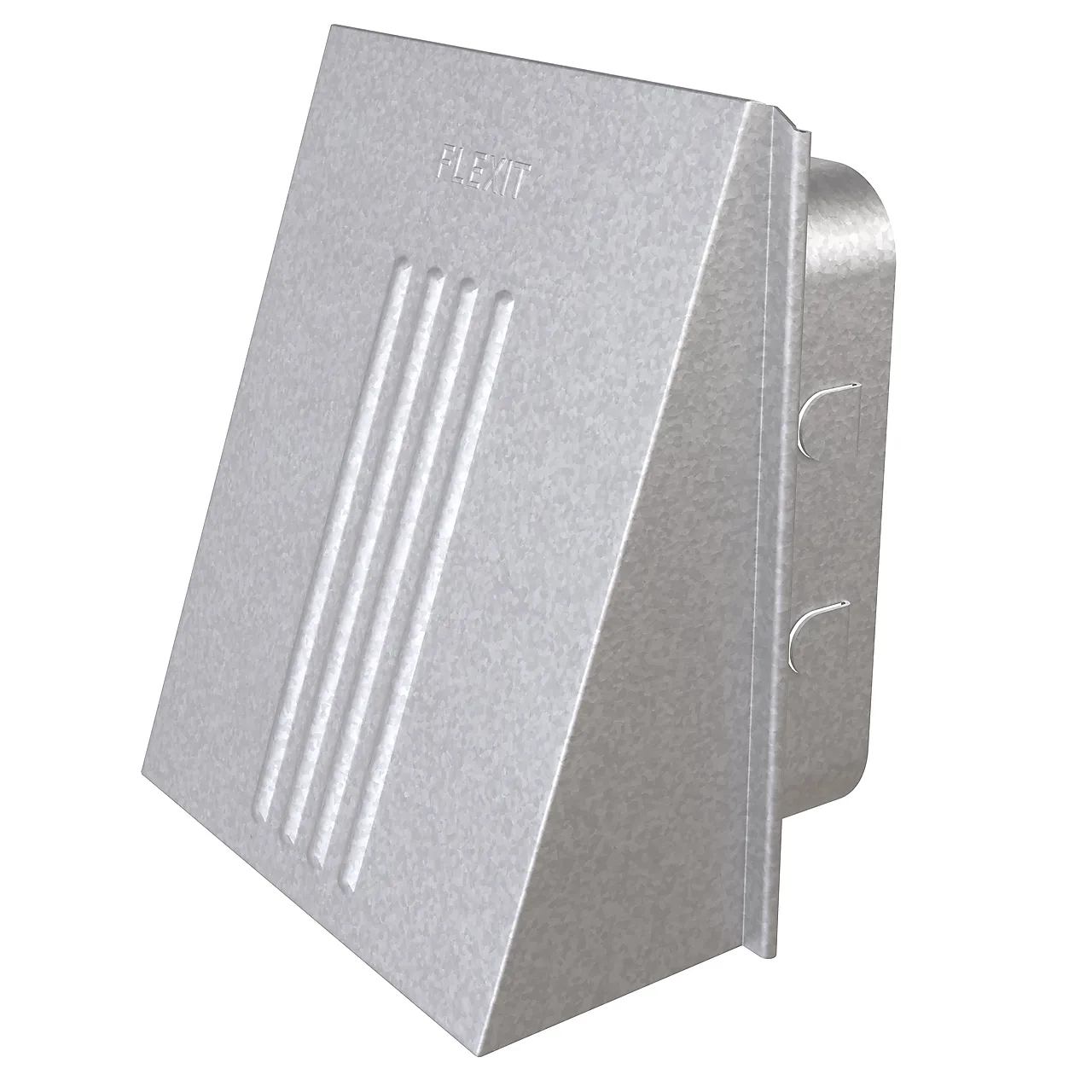 Kappe i stål med firkant karm 6x6