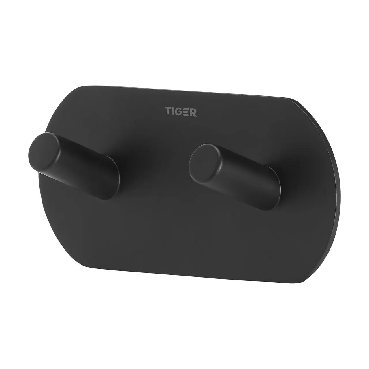 Krok dobbel rondo svart matt svart matt rustfritt stål