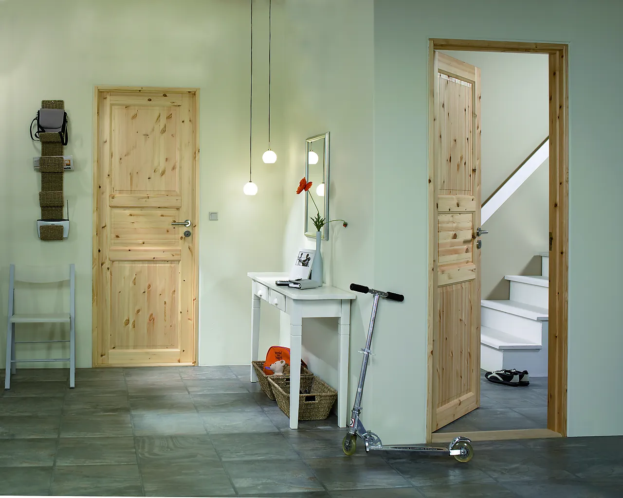 Tradition 03 innerdør 70x190 cm ubehandlet furu null - null - 3 - Miniatyr