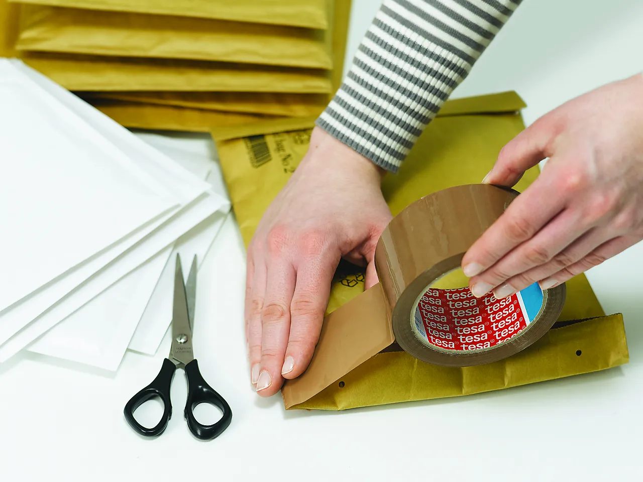 Tape brun 66 m x 50 mm null - null - 2 - Miniatyr