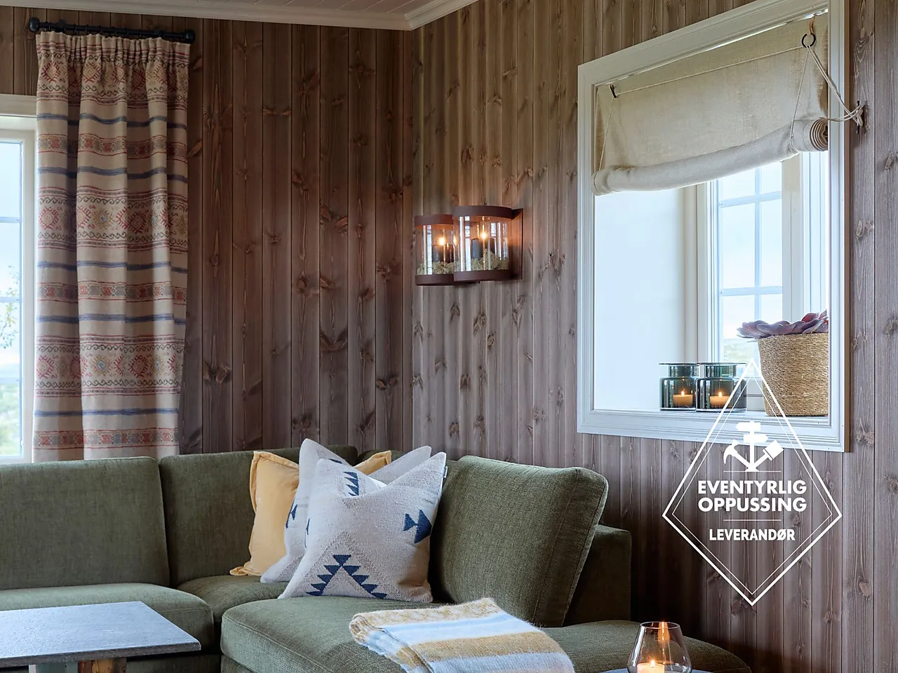 Panel låve/sprekk 14x145 mm furu natur - beiset Tyribrun null - null - 3 - Miniatyr