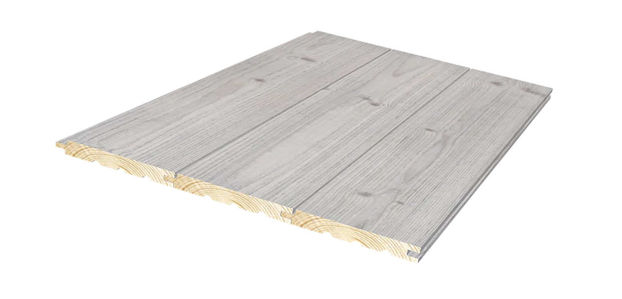 Furu 13x120x4500 sjøbod natur sten børstet effektpanel sprekk