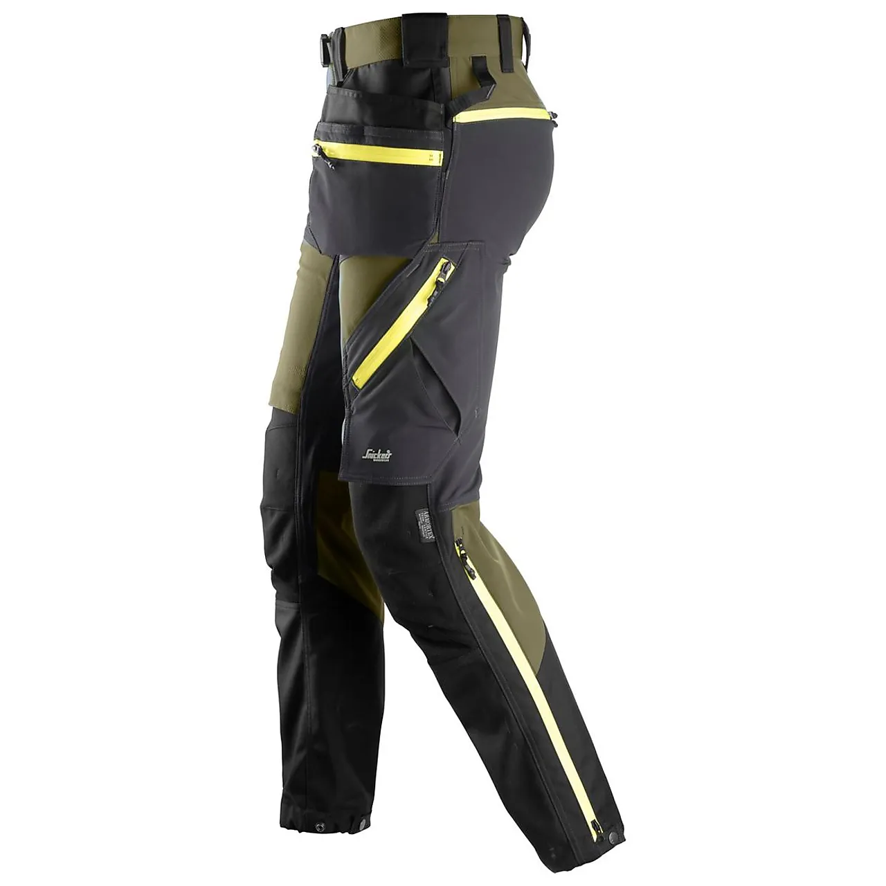 Arbeidsbukse 6940 softshell stretch koksgrønn/mørk grå str 112 null - null - 3 - Miniatyr