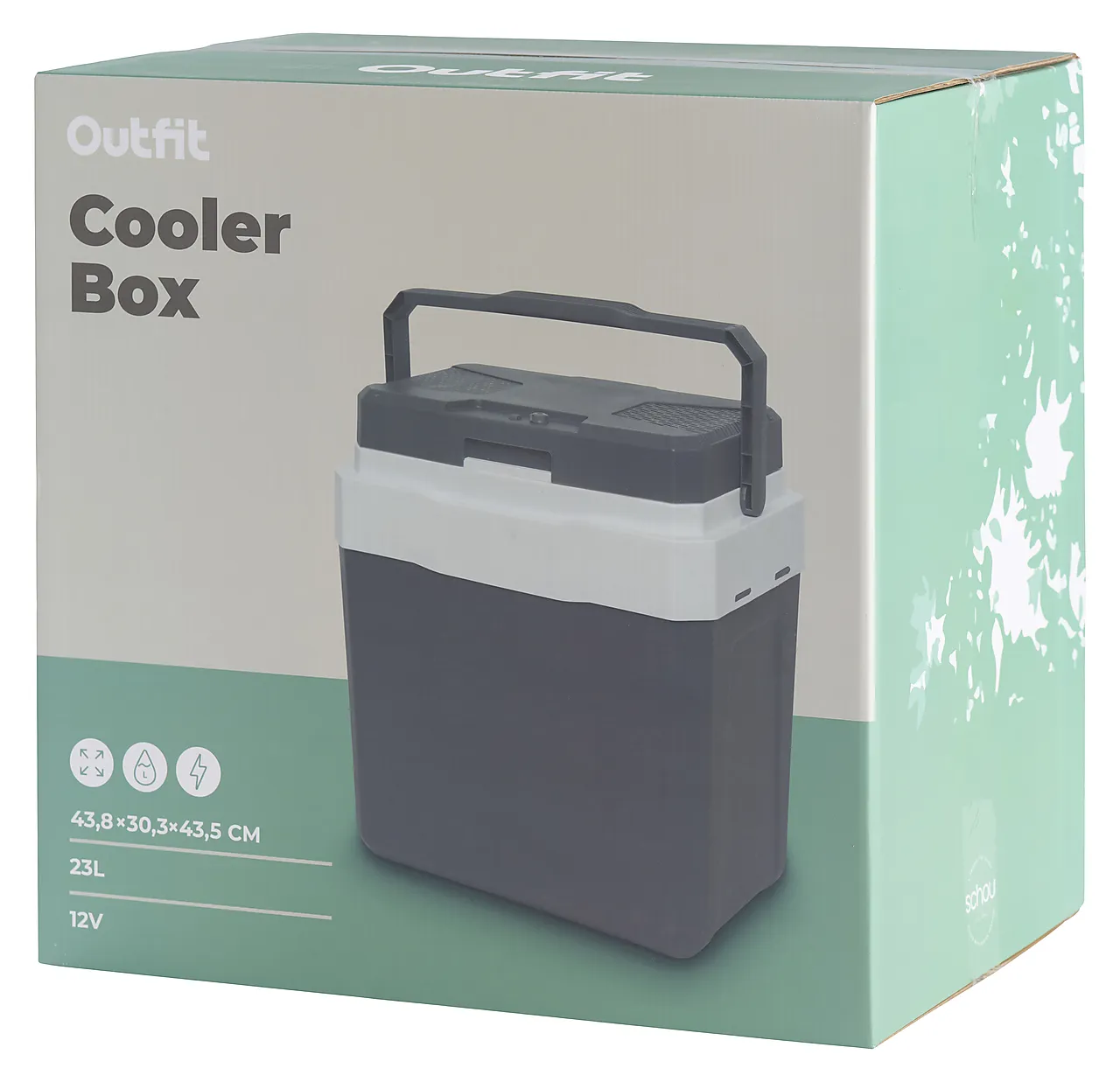 Kjøleboks 23l 12v dc grå/hvit Kjøleboks 23l 12v dc grå/hvit