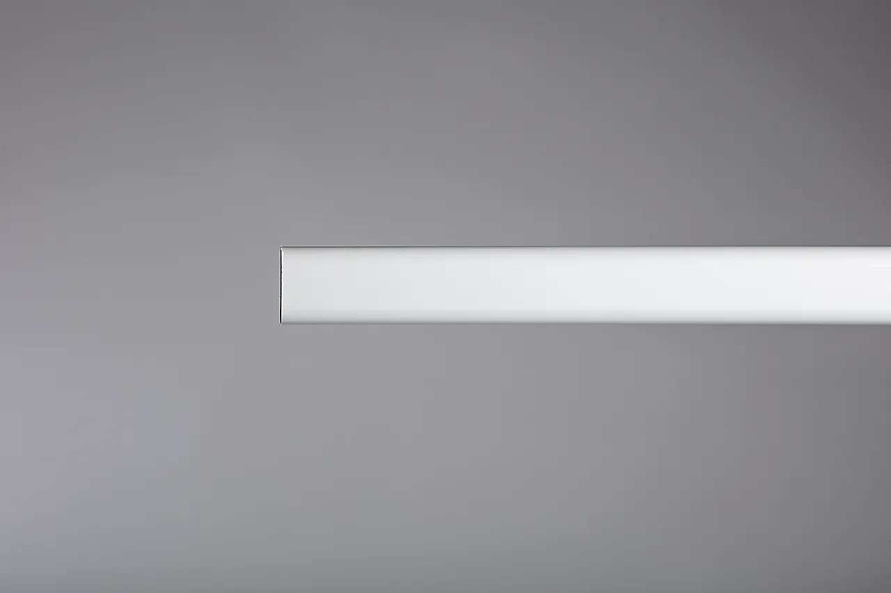 Garderobestang hvit 2000 mm