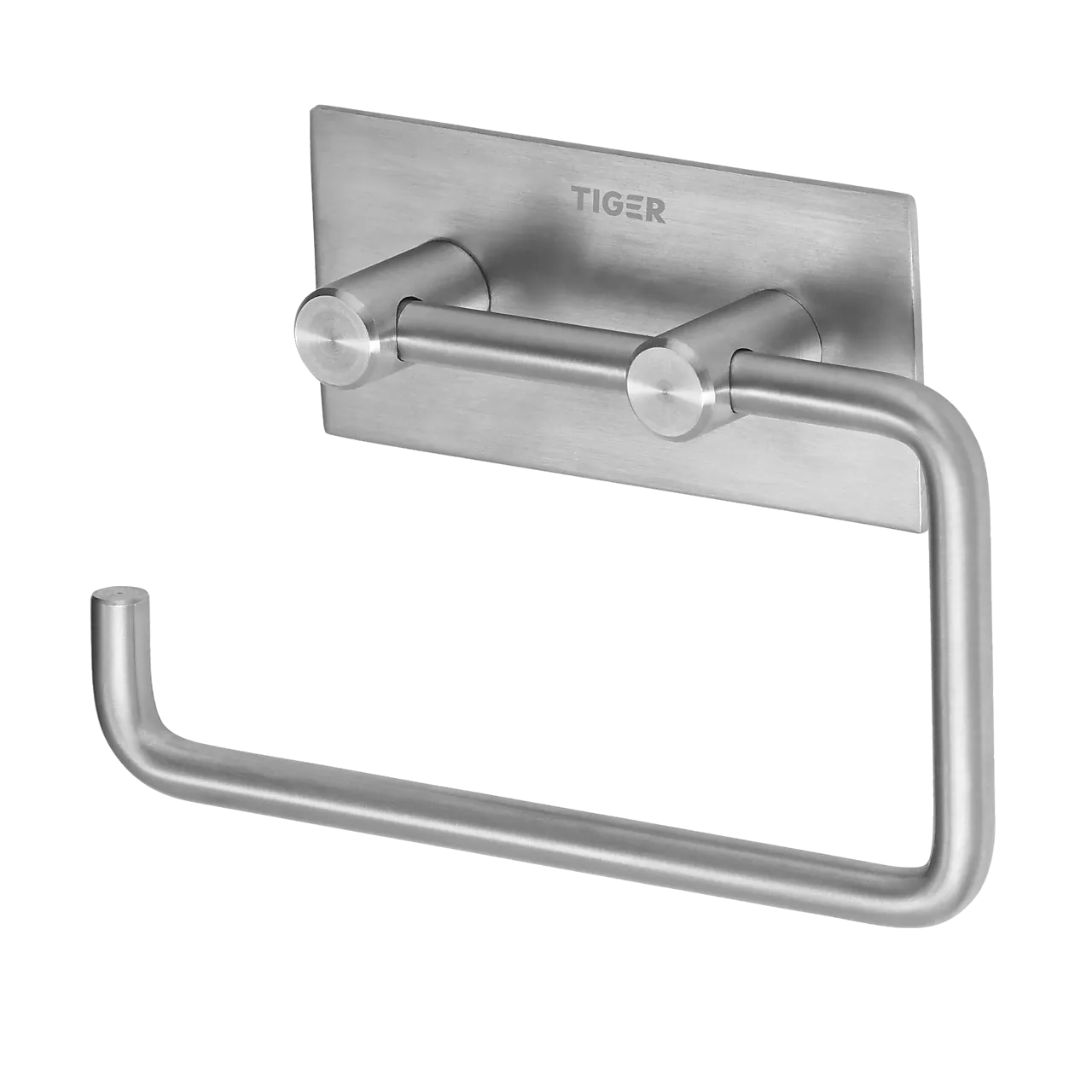 Toalettpapirholder Square mattbørstet stål null - null - 2 - Miniatyr