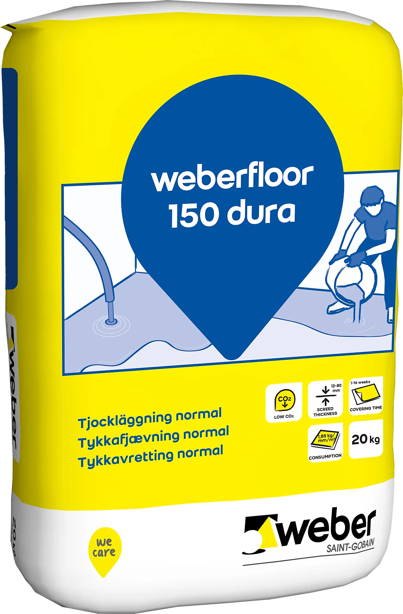 Avrettingsm floor 150 dura 20kg
