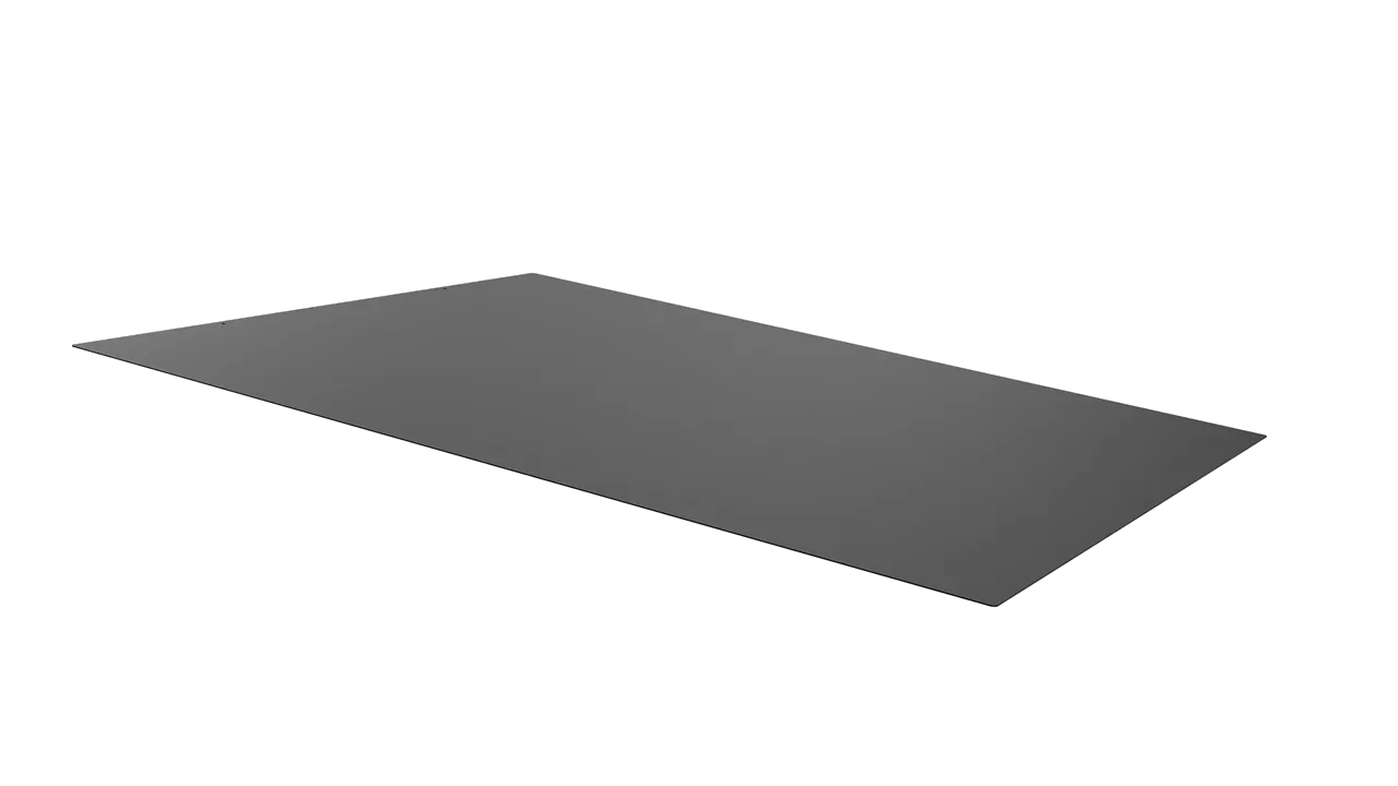 Forlengingplate møne rund komplett med skruer