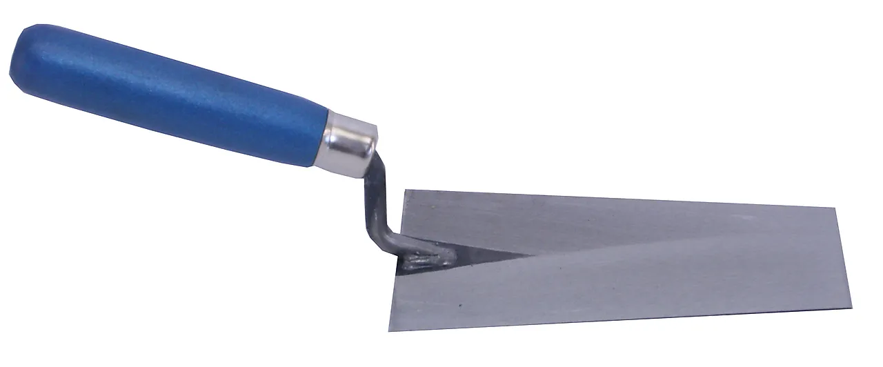 Firkantskje med trehåndtak 160 mm blå Firkantskje med trehåndtak 160 mm blå