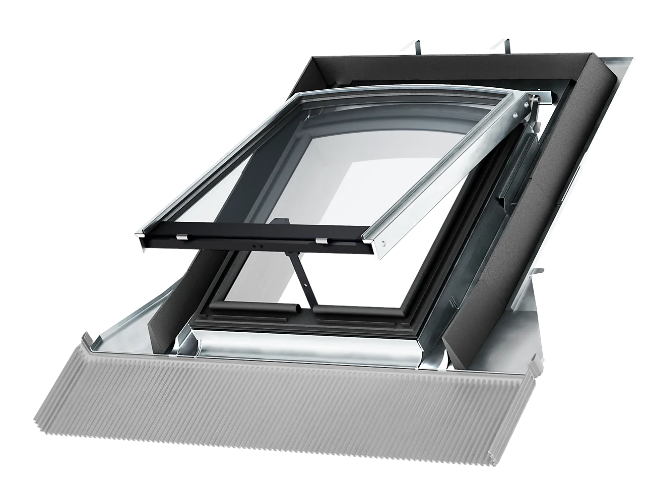 Inndekning 49,5x55 klassisk takvindu sink til vanlig takstein