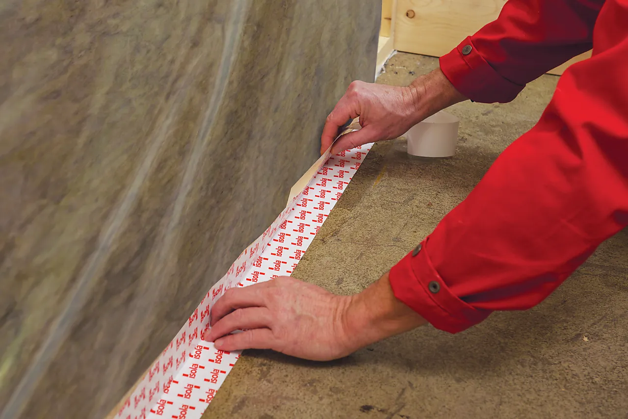 Tape dampsperre flex 100 mm x 25 m null - null - 3 - Miniatyr
