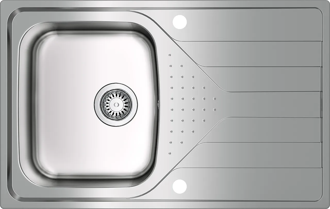 Vask une100d en kum 2 kranhull vendbar Vask une100d en kum 2 kranhull vendbar