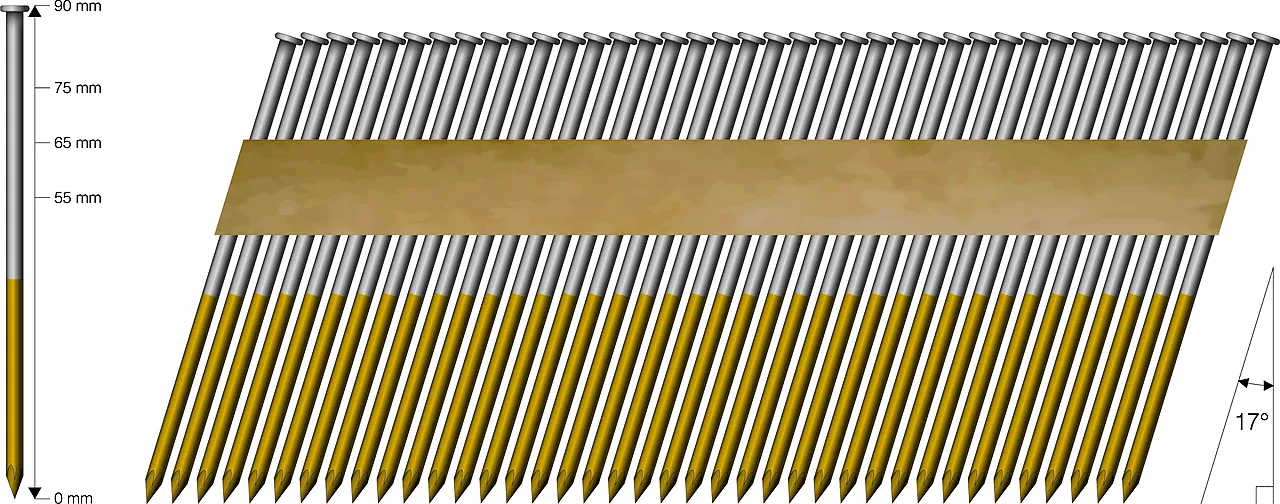 Stavspiker 17gr 31/65 zrcc a500 mft elf ringet cement coating Stavspiker 17gr 31/65 zrcc a500 mft elf ringet cement coating