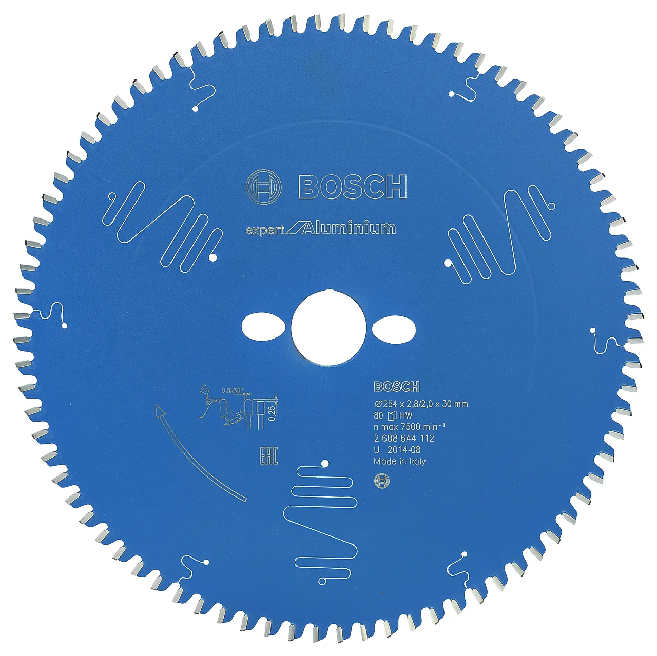 Sirkelsagblad expert for aluminium ø 254x30x2,8 mm 80 tenner Sirkelsagblad expert for aluminium ø 254x30x2,8 mm 80 tenner