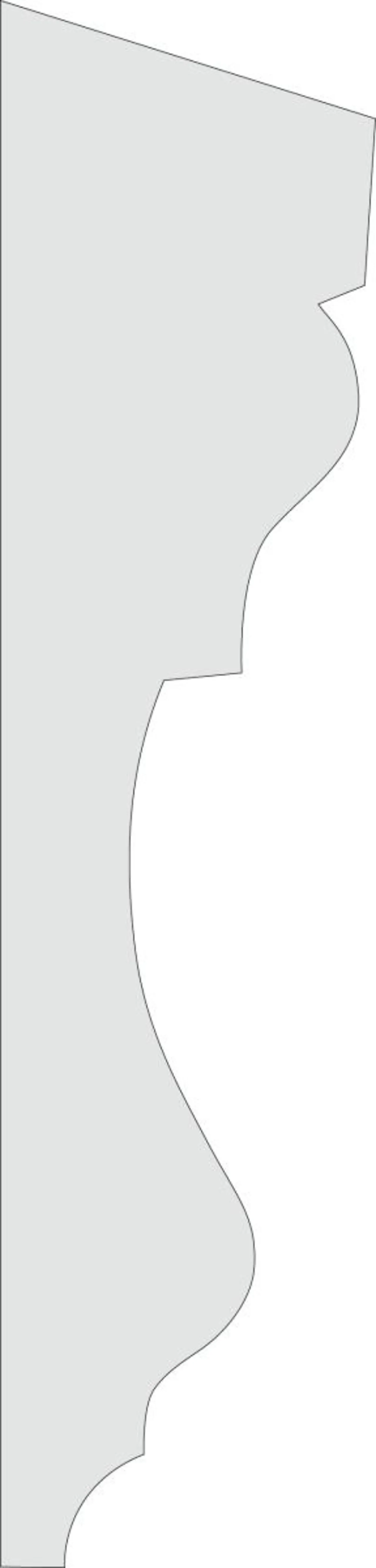 Gran 310x38x77 prof vind knekt over profilert vindusknekt over Gran 310x38x77 prof vind knekt over profilert vindusknekt over