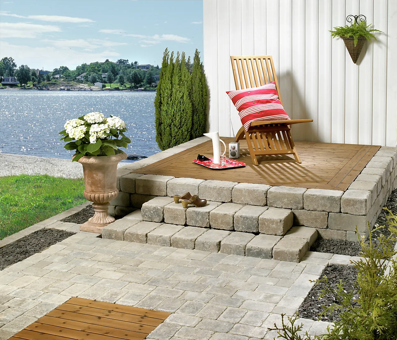 Støttemur geoloc Rådhus brunmix null - null - 3 - Miniatyr