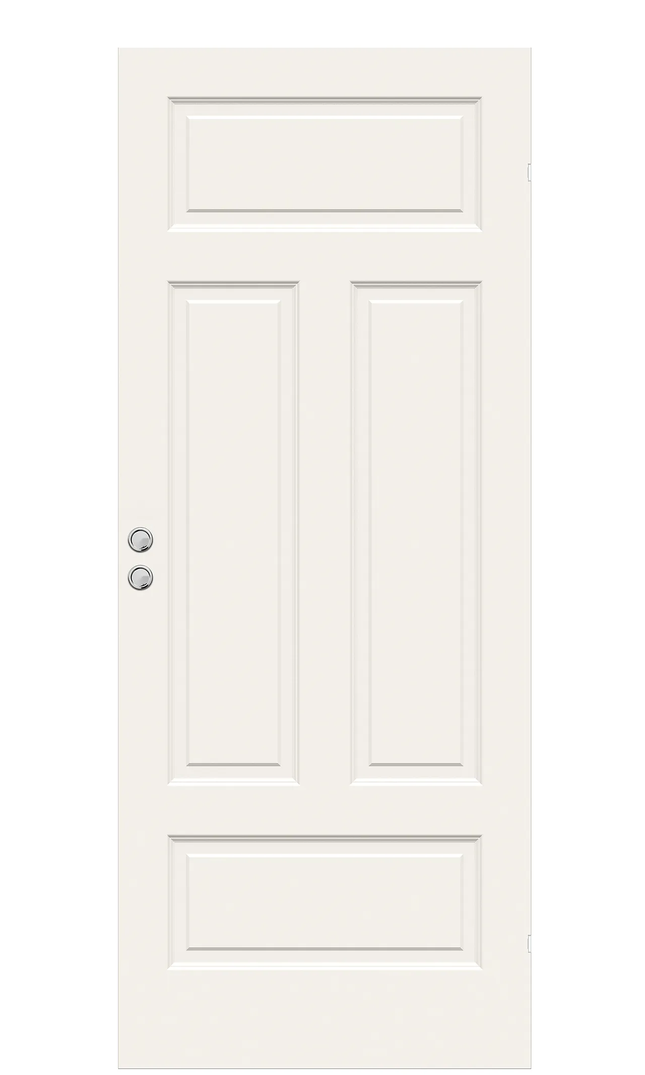 Dørbl sd compact 04n 9x21 hvit tett skyvedørblad 4 speil