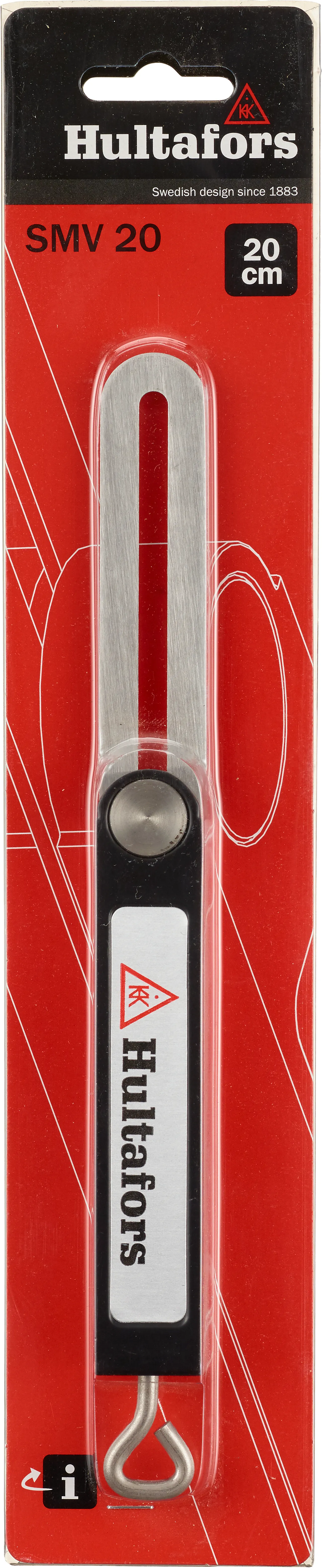 Smygvinkel SMV 20 hult klingelengde 200 mm null - null - 3 - Miniatyr