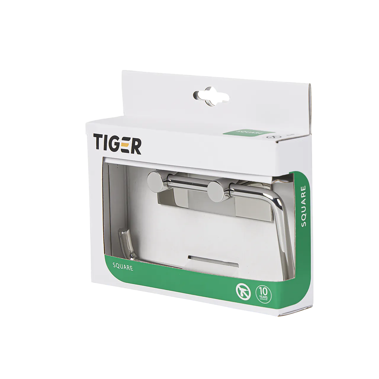 Toalettpapirholder Square blankpolert stål null - null - 2 - Miniatyr