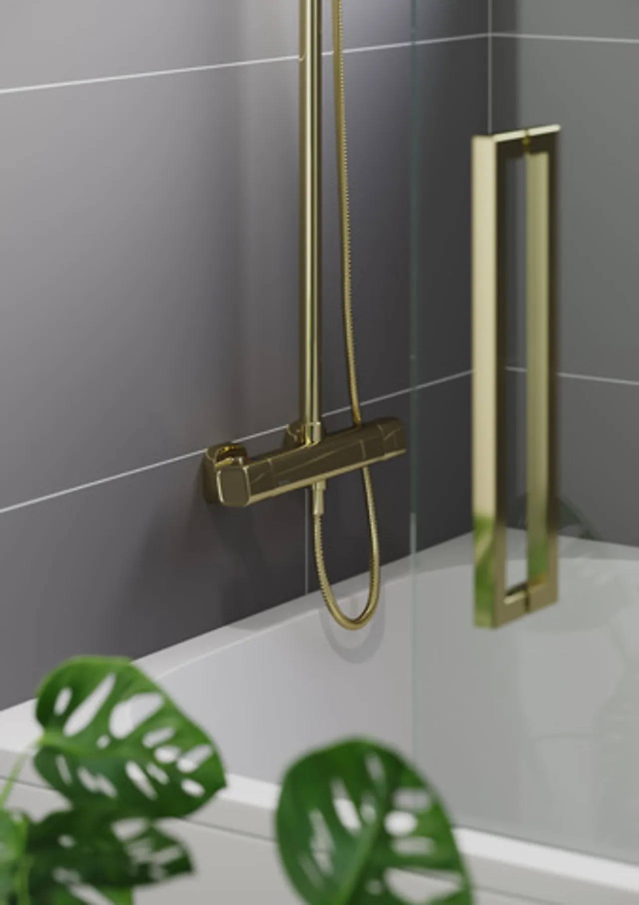 Fibo baderomsplate Aberdeen 60x40cm 10x620x2400mm null - null - 2 - Miniatyr