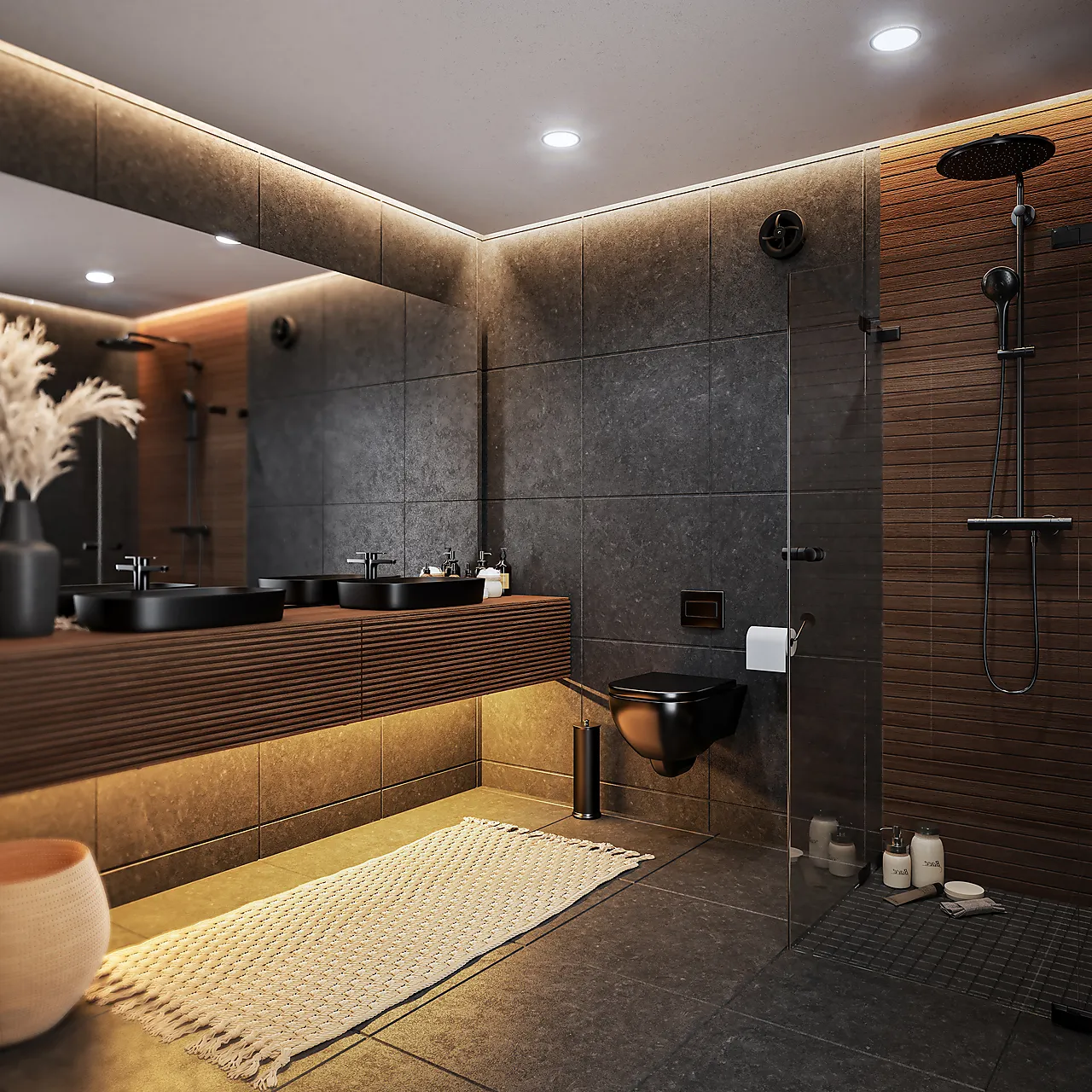 Baderomsvifte Pro7 sort null - null - 2 - Miniatyr